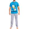 Disney Pigiama per Uomo Donald Duck Blu Large