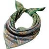 Prettystern Donna 65cm estate Foulard Di Seta Bandana Fazzoletto Da Collo Colorato Olio Pittura Arte Stampa