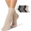 Lucchetti Socks Milano Calze Corte Donna Misto Alpaca Lana Alpaca Termiche Invernali Caviglia Morbide Traspiranti Rinforzate Made in Italy 6 Paia (IT, Numero, 35, 40, Regular, Regular, SET LINKS 6 paia)