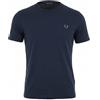 Fred Perry Ringer T-Shirt, Maglietta Uomo - S