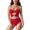 SHEKINI Cutout Costume da Bagno Intero da Donna Regolabile Costumi Intero Donna