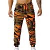 IQYU Pantaloni da uomo mimetici da trekking, pantaloni cargo per attività all'aria aperta, pantaloni estivi, traspiranti, pantaloni da allenamento, pantaloni dritti, pantaloni cargo