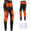 YAMNYSS Pantaloni Riscaldati per Esterni con 3 modalità di Livello Biancheria Intima Termica Riscaldata Leggings Riscaldanti Elettrici A 12 Zone per Uomo E Donna,Women,M