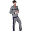 Navigare Pigiama Uomo Invernale Caldo Cotone Interlock Grigio 2141340