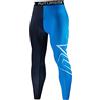 Generico Leggings Running Uomo a Compressione Media Pesante Calzamaglia Pantaloni 3/4 Asciugatura Rapida Baselayer Formazione Calzamaglie Sportivi da per Fitness e Allenamento con di Massima Traspirazione