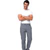 siggi Pantalone Cuoco Uomo Art. Denzel QUADRETTO Bianco Nero (48)