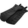 DEARMAMY Copriscarpe Con Leggings Ghette Rinascimentali Regolabili Copristivali Per Costumi Medievali Lo Stivale Da Pirata Copre Le Donne Parastinchi Medievali Black Pu