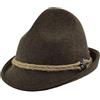 Melegari Cappello Tirolese Dreispitzhut Stella Alpina | Cappello da Montagna | Cappello Alpino | Uomo Donna | Estate/Inverno (Marrone, 56)