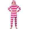 Disney Pigiama Intero Pile Bambina - Pigiama Stitch Angel Minnie Malefica 2-15 Anni - Gadget Stitch Idea Regalo Bambine (Rosa Stregatto, 13-14 Anni)