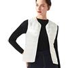 Peuignao Piumino Smanicato Donna Gilet Piumino Donna Leggero Corto Gilet Imbottito Piume Donna Corti Giubbotto Gilet Piuma Imbottiti Donna Giacca Piumini Senza Maniche Donna Invernali Taglie Forti Bianco XL