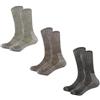 Vihir 3 paia di calzini in lana merino da uomo, a tubo lungo, per sci, trekking, escursionismo 37-42, 41-46, Misto-3, 37-42