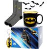 soxo DC Comics Batman Regalo Per Lui - Calze Uomo & Tazza & Portachiavi 40-45