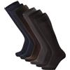 Ciocca Calze uomo lunghe, pregiato cotone 100% FILO DI SCOZIA - Calzini 6 Paia - tre taglie - Resistenti - Eleganti [310_025_125_A]
