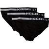 Tommy Hilfiger Confezione 3 Slip Uomo Mutanda tripack Articolo UM0UM01227 Brief 3 Pack, 0R9 Pvh Black/Pvh Black/Pvh Black, S