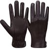 MGGMOKAY Guanti invernali da uomo in pelle Guanti da equitazione in morbida pelle di pecora foderati in cashmere caldo,Marrone,L