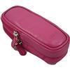 Love EMVY Custodia doppia per occhiali da vista unisex in morbida pelle, rosa, L, Formale