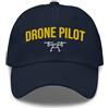Generic Cappellino Regolabile Drone Pilot - Cappello da Baseball Traspirante con Visiera per Piloti di Droni, Appassionati di Droni e Fotografia Aerea. Uomo/Donna/Adulto