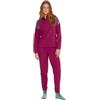 Noidinotte; more than pyjamas Noidinotte - Pigiama Donna Folk in Pile con Collo a Quattro Bottoni - M Fucsia