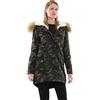 malito more than fashion malito Donna foderato Parka Cappuccio Trenchcoat Cappotto-Invernale 81099 (S, militare 81109)