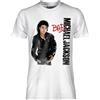CRAZY FOR ROCK Michael Jackson T Shirt Ufficiale Bad. Maglietta Unisex in Cotone. Maglia vestibilità Regular per Adulto e Ragazzo