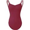ROYAL SMEELA body danza senza maniche Body danza classica donna body ballerina adulto donna body ballo nero adulti body da balletto Senza schienale body di danza classica per donne body ginnastica