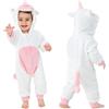 COOKY.D Costume Halloween Unisex Cappuccio Animale per Neonati,2-36 Mesi | Flanella Calda Costume Halloween Festivo,Completo Carnevale,Ideale per Family Book Day,Accogliente per l'Inverno