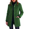 MOKBAY Cappotto di Lana Donna Cappottino Giacca Invernale Elegante Curvy Autunno Cappottino Corto Lana Giubbino Termico Taglie Forti Invernale Teddy Cappotto Donna L