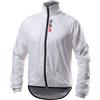 BIOTEX Mantellina X-Light Antivento Ciclismo e Running, Abbigliamento Tecnico Sportivo, Giacca Traspirante e Ripiegabile, Bianco, L