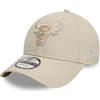 New Era Cappellino 9Forty Team Outline BullsEra Berretto Baseball NBA cap Taglia Unica - Beige Chiaro