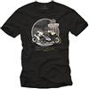 MAKAYA T-Shirt Uomo - Maglietta Moto Cafe Racer - Vintage Motorcycle Race Isle of Men Nera L