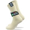 GAWILO Calzini da donna e da uomo in 100% puro cotone (6 paia) | calze spesse con elastico confortevole | rinforzati e traspiranti, naturale, 39-42