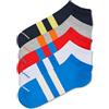 Happy Socks Calzini in Stile Atletico a Girocollo - Confezione da 3 Multicolore, 41-46