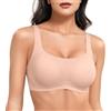 ZAAYO Reggiseno sportivo da donna, regolabile, con schienale a U, forte tenuta, push up, jogging, yoga, fitness, sport, reggiseno rimovibile, per yoga, yoga, senza cuciture