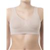 FarmaCell 618 (Cipria, XXL) Reggiseno Senza Ferretto Push-Up, Brassiere Donna, Made in Italy