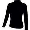 Jadea. 2 Pezzi Maglia Lupetto Donna 4057 Manica Lunga in Cotone Elasticizzato, Nero, M