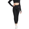 FGM04 Donna - Leggings Gym Fashion, XS-S/M-L/XL, Vita Alta, 92% Poliammide 8% Estelan, Made in Italy, con Tecnologia F.I.R. (IT, Testo, M, L, Regular, Regular, Nero)