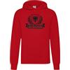 Settantallora Felpa Unisex con Cappuccio Albania - Stampa Bandiera Rossa Nera con Aquila - Hoodie Calda Cotone Felpato Garzato - Regular Fit per Uomo e Donna, Sport e Tempo Libero