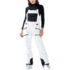 HAOLEI Tuta Da Neve Donna Intera Pantaloni Neri Eleganti Ragazzo E Snowboard per Uomo E Donna Con Patchwork E Stampa Colorata E Calda per Il Lavoro All'aperto Sci Pesca Equitazione Moto E Lo Snowboard