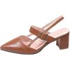 Generico Sandali Donna Estive Cerimonia Scarpe Eleganti Sposa Sandalo Decollete Decolte Antiscivolo Casual Pianta Larga Con Tacco Sandals Comode Moda Slingback Tacchi