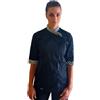 tessile astorino Giacca Cuoco Donna Personalizzata Casacca Chef da Cucina Nera e Zebrata Betty per Ristorante Pizzeria Hotel Pasticceria Divisa Lavoro Personalizzabile