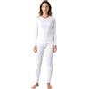 BEEYANOPAL Completo Intimo Termico Donna Invernale a Maniche Lunghe con Interno in Pile, Leggero, Elastico e Traspirante per Casa o Sport