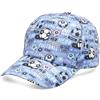 XYIYI Bambini Cappellini da Baseball Berretto da Sole Regolabile Berretto Sport per 2-8 Anni Ragazzi Ragazze, Calcio Blu, 2-8 Anni