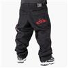 The blueskin Jeans Baggy Balck/Black Uomo e Ragazzo, Stile Skate, Rap, Hip Hop, Pantaloni Larghi, 100% Cotone