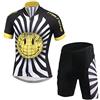 LSERVER-Unisex Bambino/Bambina Sportiva Maglia e Pantaloncino Shorts Ciclismo Bicicletta