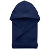 PARAMAISON Accappatoio Nido d'Ape, con Cappuccio, Tasche e Cintura, Cotone Morbidissimo, 270 grammi, Casa, Piscina, Palestra | XL Blu
