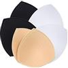 TopBine, 3 paia di imbottiture per reggiseno, rimovibili, per sport, costume da bagno e bikini