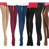 MIVAIUN 6 paia Collant foderati Leggings donna inverno spesso caldo stretto per le donne collant Collant in pile termico elasticizzato multicolore 100 Den Beige Nero Marrone Rosso Blu(6 paia)