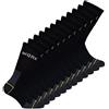 Fontana Calze, 12 paia di Calze da Lavoro rinforzate su punta e tallone mod. CORTO misura 43/46