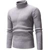 Kobilee Maglione Uomo Invernale Cashmere Pesante Caldo Pullover Lana Collo Alto Slim Fit Maglione Dolcevita Casual Manica Lunga Sweater Maglia Termica Cotone Felpata