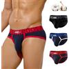 Arjen Kroos Pacco da 3 Slip Uomo Cotone, Design Esclusivo, Mutande Uomo